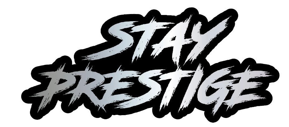 Stay Prestige Holographic Decal 6x2 in